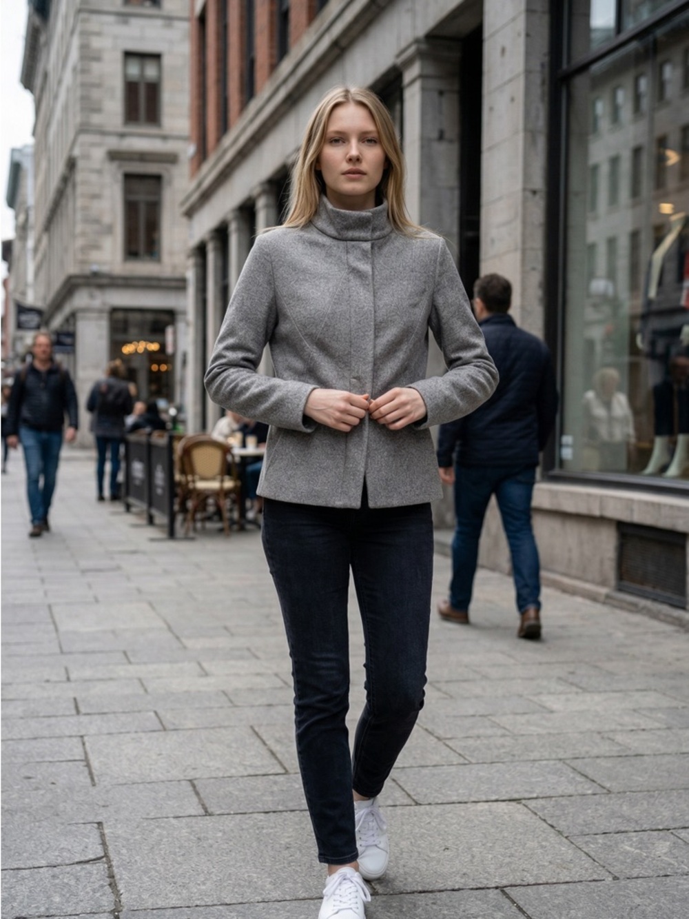 Carolina Herrera Gray Wool Garment with Tags